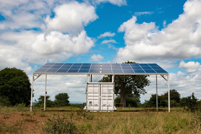 Solar Panel + Container Energy Storage System