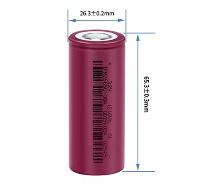 26650 3800mAh LiFePO4 Battery Cell