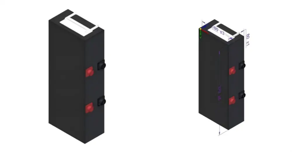 battery module: 3.2V208Ah