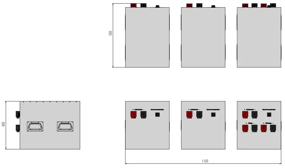 dimension of 80V200Ah