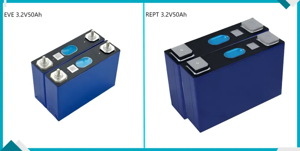 EVE LF50L 3.2V50Ah and REPT 3.2V50Ah lifepo4 batteries