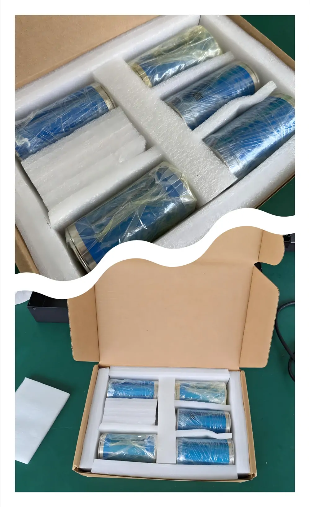 packing of EVE 4695 30Ah NMC cylindrical cells