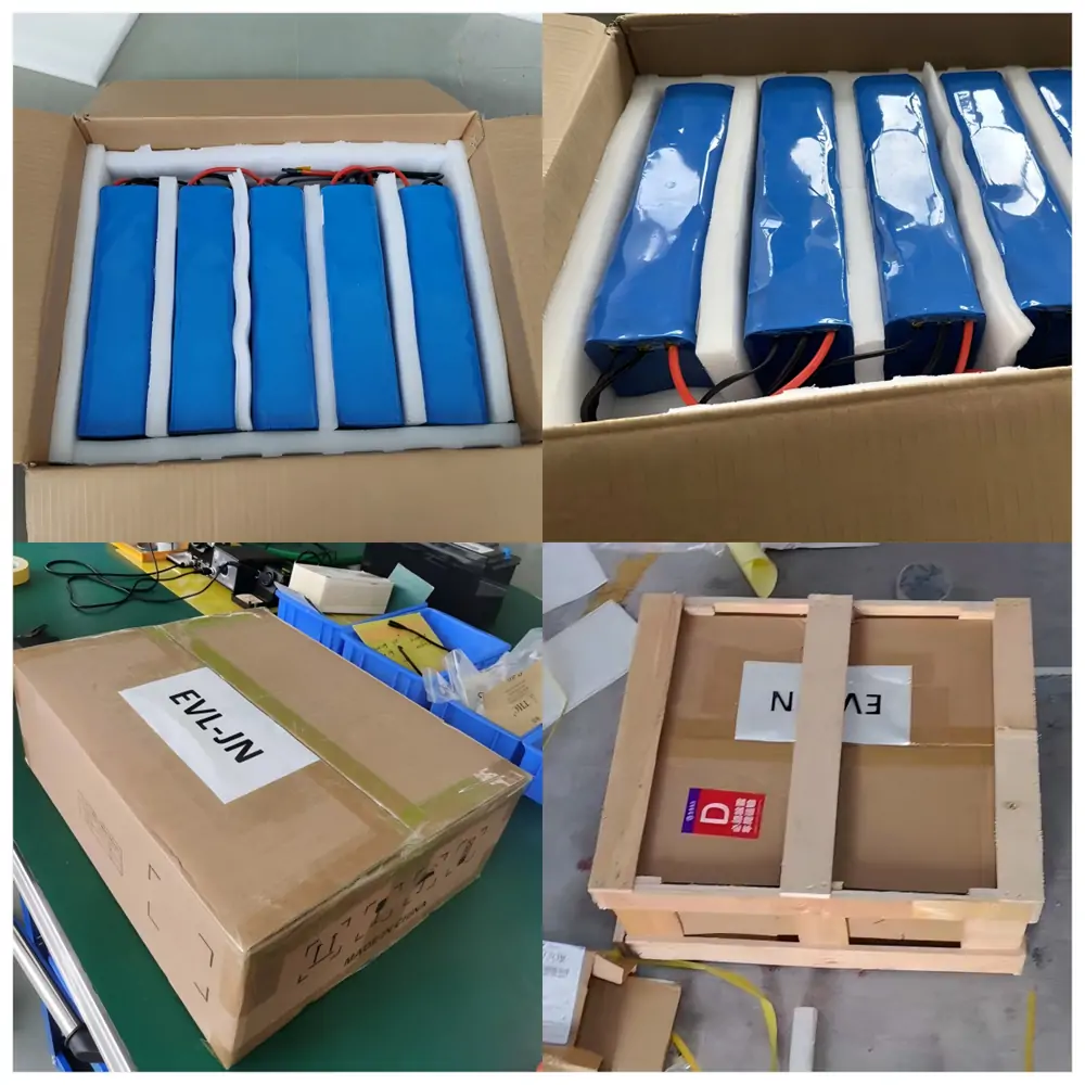 packing of Customized 24V16Ah NMC Battery Packs
