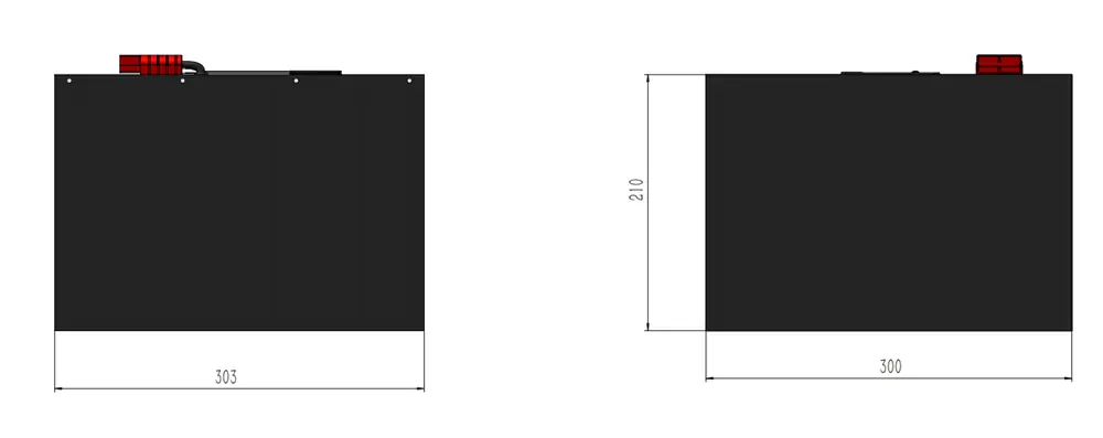 Customized 51.2V52Ah e-bike battery pack