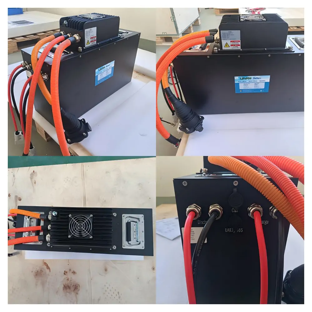Custom 9S230Ah LiFePO4 Battery & Integrated 2KW OBC 